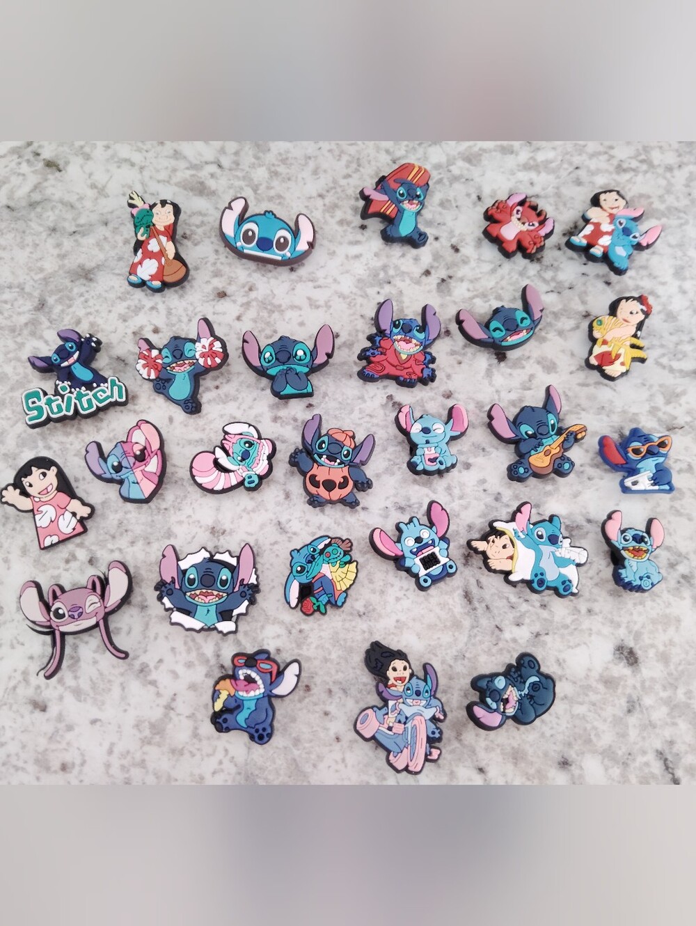 Stitch   Jibbitz - Blue Assorted Set 27 PIECES